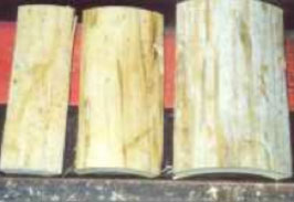 Bamboo slabs
