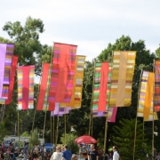 Our Bamboo Poles For Flags At Womadelaide